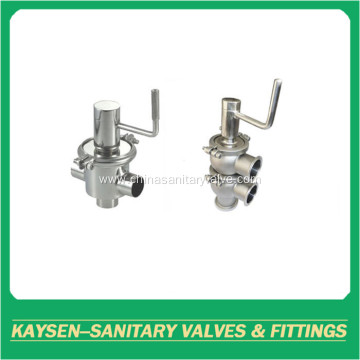 Sanitary manual mixproof valves
